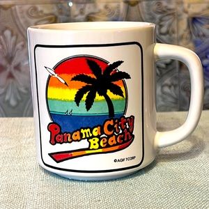 Vintage Panama City Beach Souvenir Collector Coffee Mug